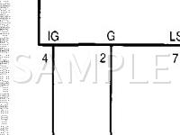 2003 Toyota Sienna  3.0 V6 GAS Wiring Diagram