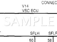 2003 Toyota Sienna  3.0 V6 GAS Wiring Diagram