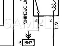 2003 Toyota Tacoma  2.7 L4 GAS Wiring Diagram