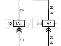 2003 Toyota Tundra  3.4 V6 GAS Wiring Diagram