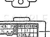 1990 Toyota Cressida Luxury 3.0 L6 GAS Wiring Diagram