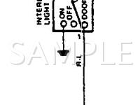 1990 Toyota Land Cruiser  4.0 L6 GAS Wiring Diagram