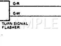 1991 Toyota Camry LE 2.5 V6 GAS Wiring Diagram