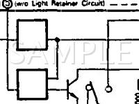 1991 Toyota MR2  2.0 L4 GAS Wiring Diagram