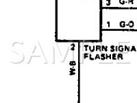1991 Toyota Supra  3.0 L6 GAS Wiring Diagram