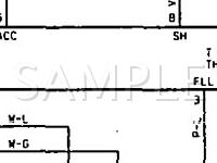 1992 Toyota Paseo  1.5 L4 GAS Wiring Diagram
