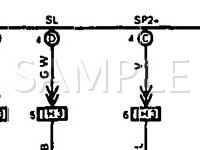 1993 Toyota Land Cruiser  4.5 L6 GAS Wiring Diagram
