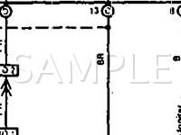 1993 Toyota Land Cruiser  4.5 L6 GAS Wiring Diagram