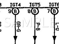 1993 Toyota Supra  3.0 L6 GAS Wiring Diagram