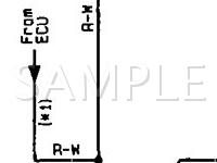 1994 Toyota Paseo  1.5 L4 GAS Wiring Diagram