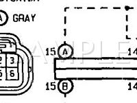 1994 Toyota Previa LE 2.4 L4 GAS Wiring Diagram