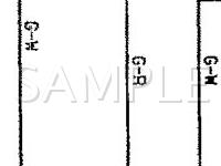 1995 Toyota Avalon XLS 3.0 V6 GAS Wiring Diagram