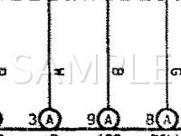 1995 Toyota Avalon XLS 3.0 V6 GAS Wiring Diagram