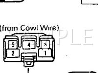 1995 Toyota Camry LE 2.2 L4 GAS Wiring Diagram