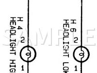 1996 Toyota Avalon XLS 3.0 V6 GAS Wiring Diagram