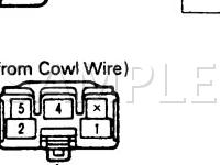 1996 Toyota Camry LE 2.2 L4 GAS Wiring Diagram
