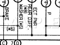 1996 Toyota Tacoma  3.4 V6 GAS Wiring Diagram