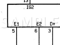 1997 Toyota Avalon XL 3.0 V6 GAS Wiring Diagram