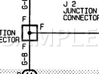 1997 Toyota Corolla  1.8 L4 GAS Wiring Diagram