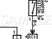 1997 Toyota Land Cruiser  4.5 L6 GAS Wiring Diagram