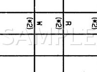 1997 Toyota Land Cruiser  4.5 L6 GAS Wiring Diagram