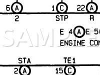 1997 Toyota Paseo  1.5 L4 GAS Wiring Diagram