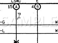 1997 Toyota Paseo Convertible 1.5 L4 GAS Wiring Diagram