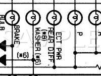 1997 Toyota Tacoma SR5 3.4 V6 GAS Wiring Diagram