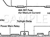 1998 Toyota Avalon  3.0 V6 GAS Wiring Diagram