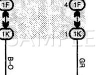 1998 Toyota Avalon  3.0 V6 GAS Wiring Diagram