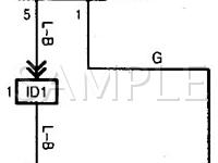 1998 Toyota Avalon  3.0 V6 GAS Wiring Diagram