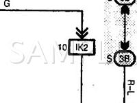 1998 Toyota Avalon  3.0 V6 GAS Wiring Diagram