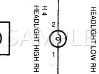 1998 Toyota Avalon  3.0 V6 GAS Wiring Diagram