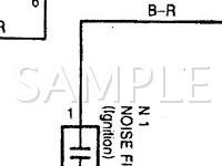1999 Toyota Avalon  3.0 V6 GAS Wiring Diagram