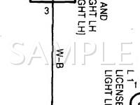 1998 Toyota Land Cruiser  4.7 V8 GAS Wiring Diagram