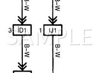 1998 Toyota Sienna  3.0 V6 GAS Wiring Diagram