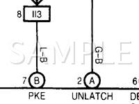 1998 Toyota Sienna  3.0 V6 GAS Wiring Diagram