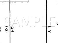 1998 Toyota Tacoma  2.7 L4 GAS Wiring Diagram