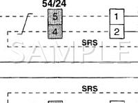 2001 Volvo V70 X/C 2.4 L5 GAS Wiring Diagram