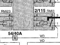 2001 Volvo V70  2.3 L5 GAS Wiring Diagram