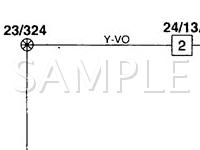 2000 Volvo C70  2.4 L5 GAS Wiring Diagram