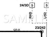 1998 Volvo V70  2.4 L5 GAS Wiring Diagram
