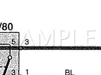 2002 Volvo V70  2.4 L5 GAS Wiring Diagram