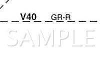 2004 Volvo V40  1.9 L4 GAS Wiring Diagram