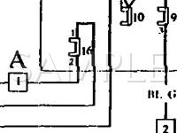 1990 Volvo 740 GLE 2.3 L4 GAS Wiring Diagram