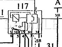 1990 Volvo 740 GLE 2.3 L4 GAS Wiring Diagram