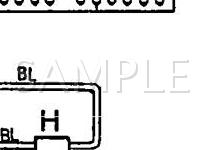 1991 Volvo 240  2.3 L4 GAS Wiring Diagram