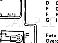 1991 Volvo 240  2.3 L4 GAS Wiring Diagram