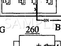 1991 Volvo 940 GLE 2.3 L4 GAS Wiring Diagram
