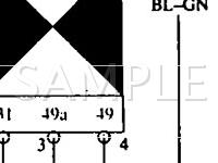 1991 Volvo 780  2.3 L4 GAS Wiring Diagram